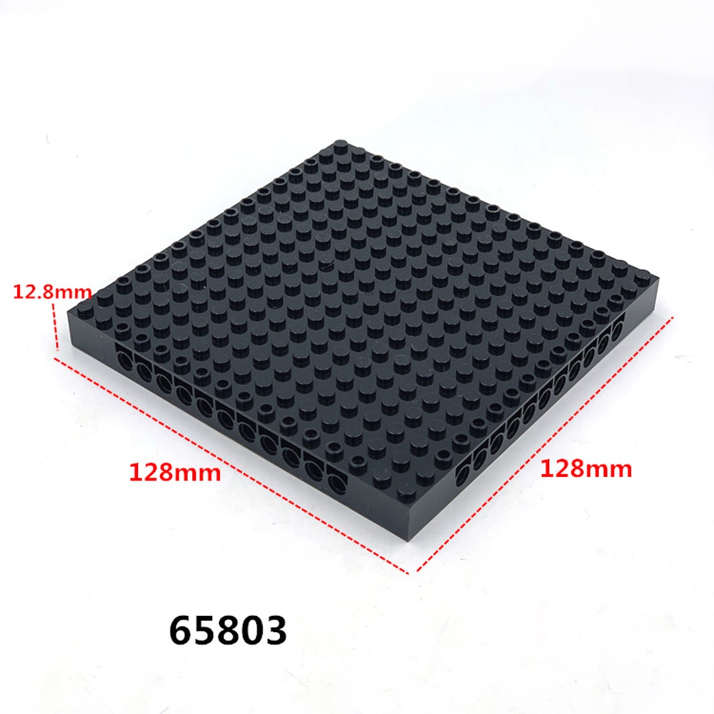 1 PC 16x16 สีดํา DIY Building Block แผ่นฐานสามารถ Spliced ใช้งานร่วมกับ 65803 Combination Board - รูปที่ 4