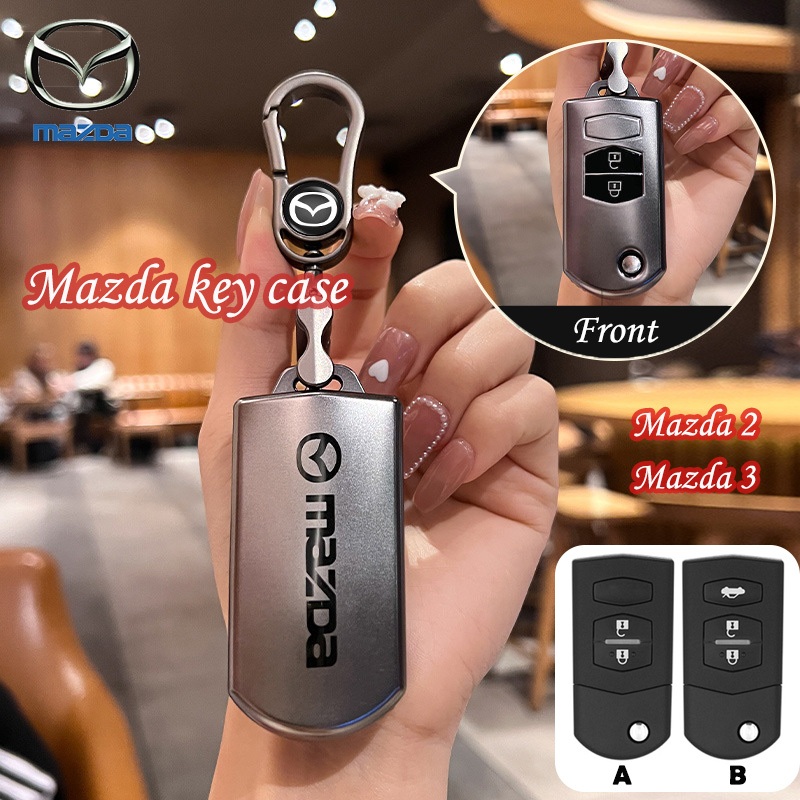 Mazda car 2/3 ปุ ่ มเคสกุญแจสําหรับ Mazda 2/Mazda 3 พวงกุญแจรวมทุกอย ่ าง