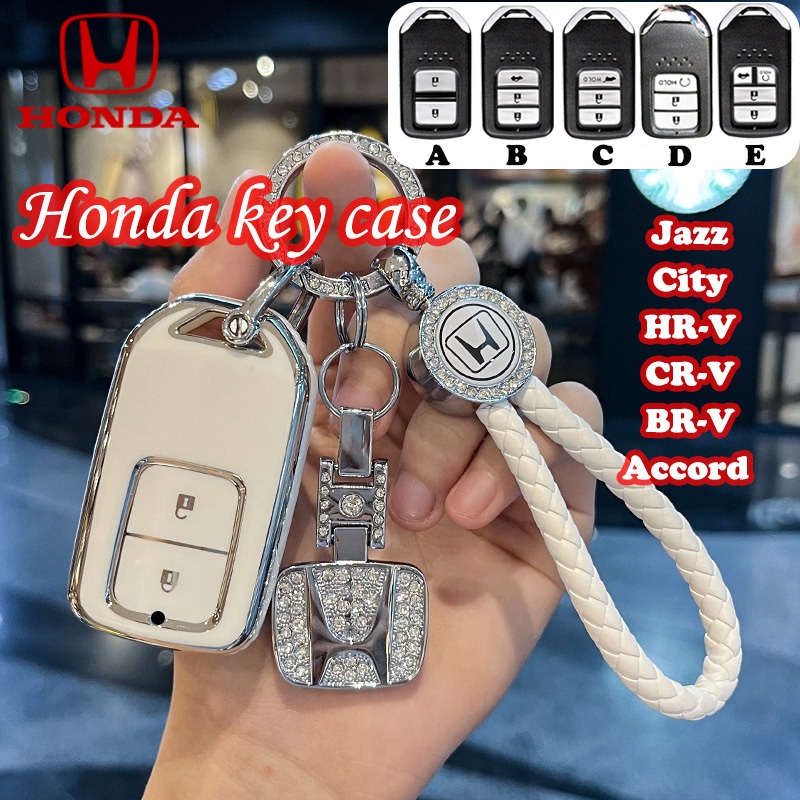 เคสกุญแจรีโมทรถยนต์ Honda 2/3/4ปุ่ม เคสกุญแจรถHonda City BR-V CR-V HR-V Jazz