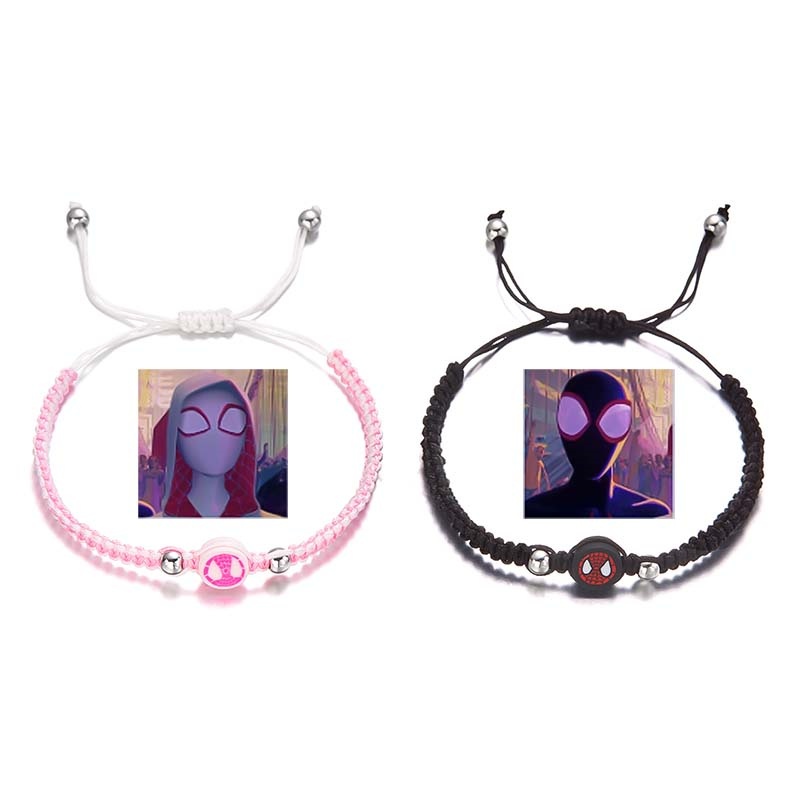 Y&X2Pcs/Set คู่รักสาว | Me and Who Magnetic Cat Heart Braided Bracelets Couple Women Men Jewelry Gift