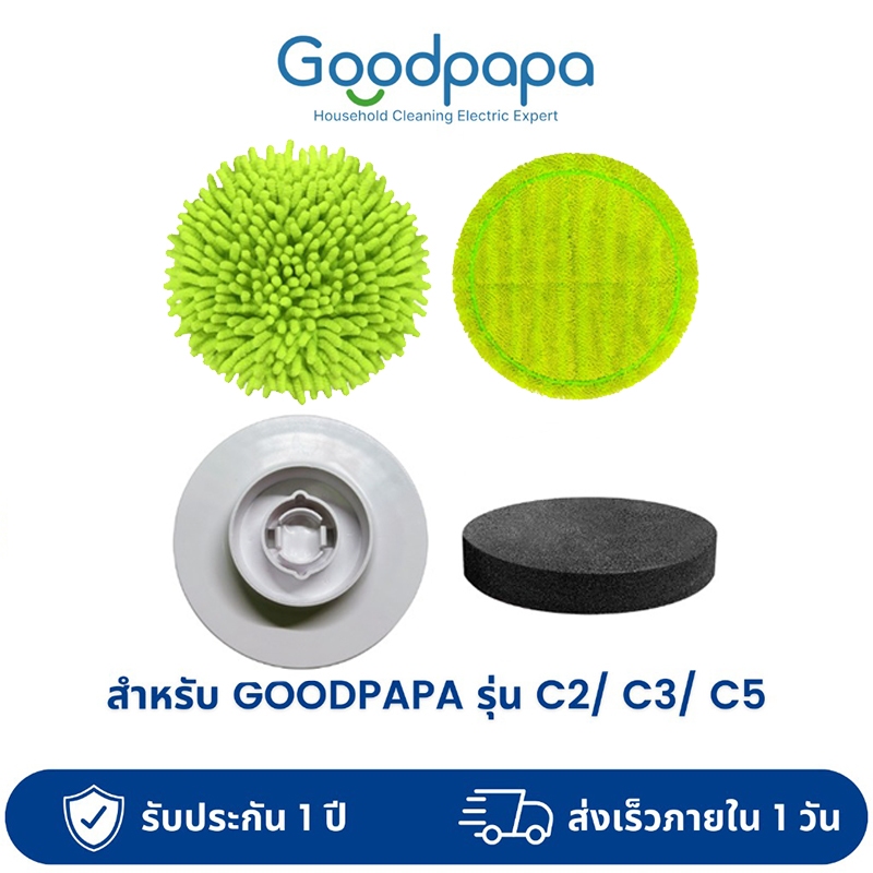 📦กรุงเทพ ส่งแล้ว📦 Xiaomi Youpin ชุดหัวแปรง Goodpapa Brush Heads สำหรับ Goodpapa Electric Spin Scrubb