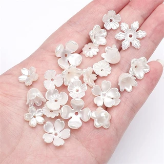 ลูกปัดดอกไม้พลาสติก ABS หลายแบบ สำหรับ DIY งานเครื่องประดับทำสร้อยข้อมือและสร้อยคอ