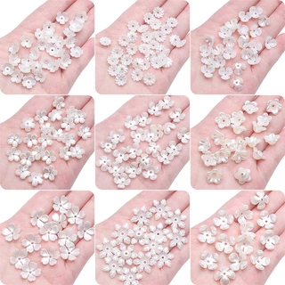 ลูกปัดดอกไม้พลาสติก ABS หลายแบบ สำหรับ DIY งานเครื่องประดับทำสร้อยข้อมือและสร้อยคอ