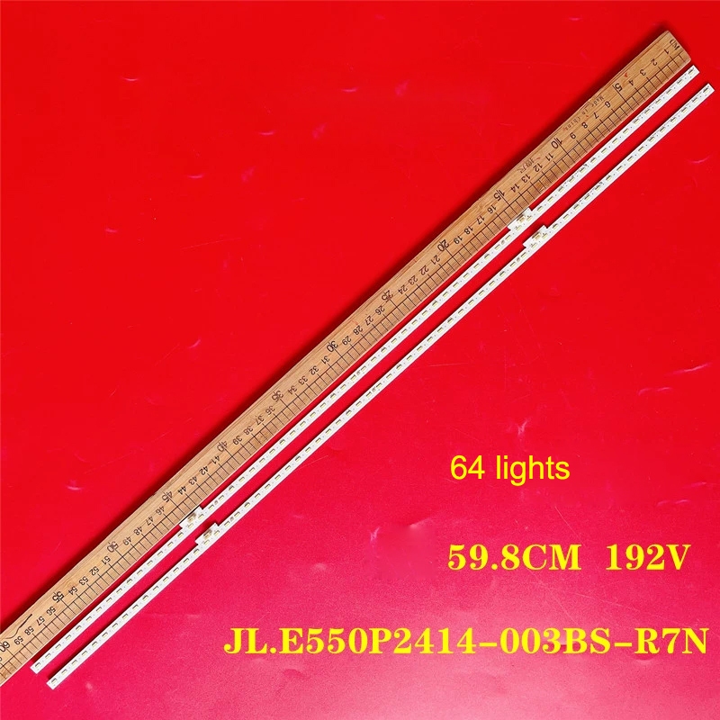 2pcs/set LED backlight strip สําหรับ Hisense 55A68F 55A66 55A67F LED strip HE550X3U51-L3K8 LCD TV LED light