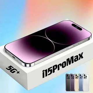 Global version I15 PRO MAX โทรศัพท์ 6.8 นิ้วสมาร์ทโฟน 16GB + 1TB โทรศัพท์มือถือ Unclocked Dual SIM โ