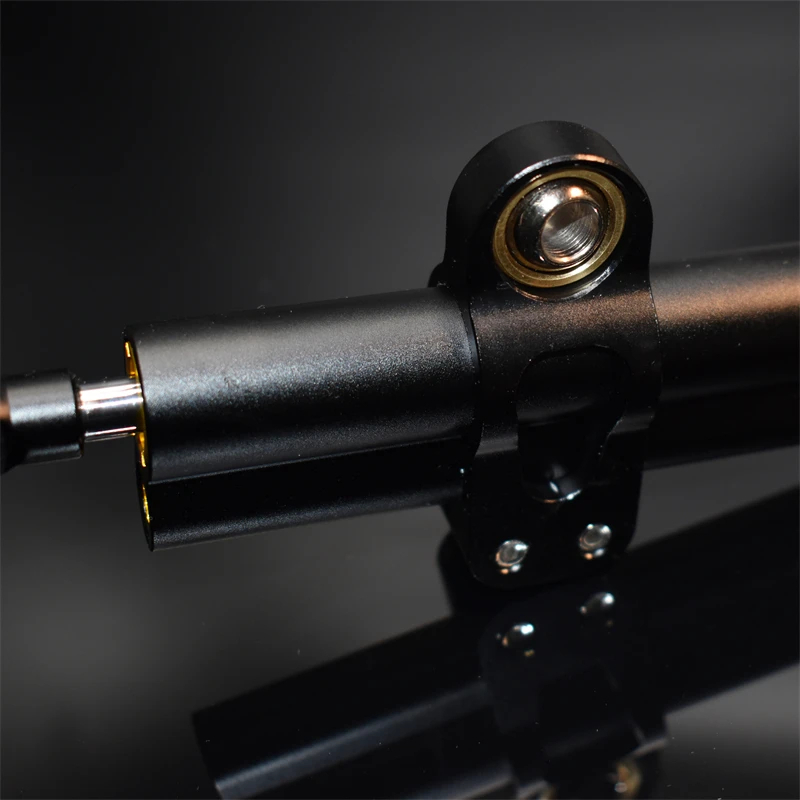 พร ้ อมส ่ งหัวรถจักรดัดแปลงรถจักรยานยนต ์ Universal Direction Damping Rod Bracket Titanium Size S - รูปที่ 7