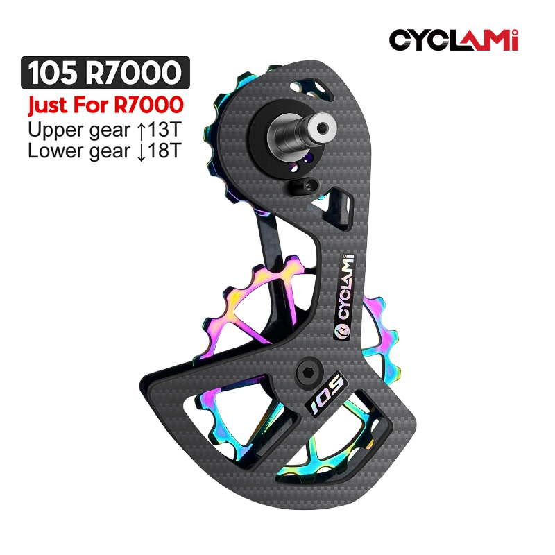 Cyclami UT 105 จักรยานคาร ์ บอนไฟเบอร ์ แบริ ่ งเซรามิค 18T รอกล ้ อชุดด ้ านหลัง Derailleurs ล ้ อสําหรับ Shimano 105/UT/Ultegra/DURA ACE