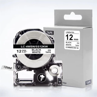 6/9 มม.12 มม.18 มม.24 มม.เทป LC-4WBN SS12KW ST12KW SC12YW SS6KW SS9KW SS18KW สําหรับ EPSON king ji300 LW400 LW600P LW700 Maker ป้ายเครื่องพิมพ์