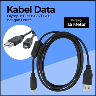 จัดส่งที่รวดเร็ว12 Pin สายชาร์จข้อมูล USB สําหรับกล้อง Olympus Data Transfer สายชาร์จ CB-USB5 CB-USB6 CB-USB8 เปลี่ยน
