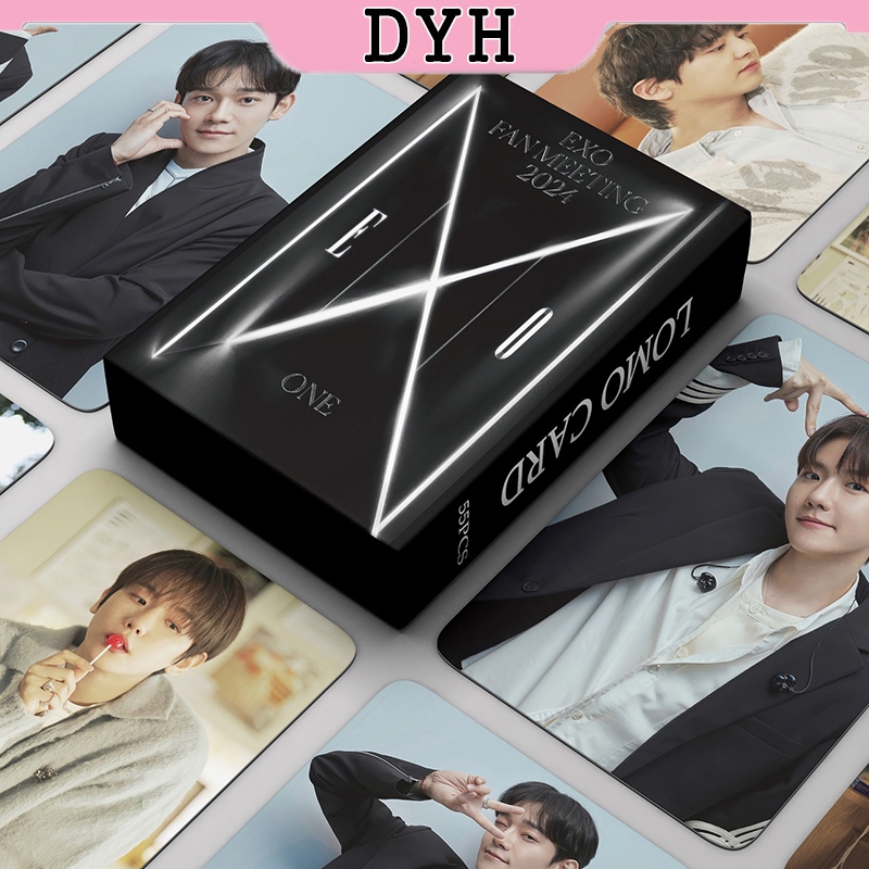 โฟโต้การ์ด Kpop EXO EXIST LOMO CARD baekhyun chanyeol sehun 54 ชิ้น/กล่อง