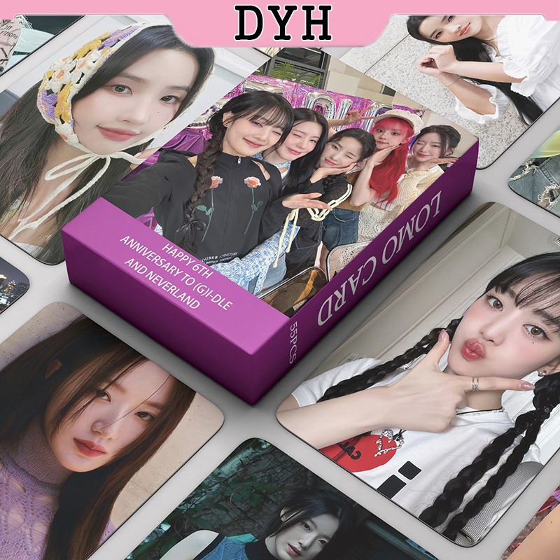 (G)I-DLE โฟโต้การ์ด I DO I NEVER DIE อัลบั้ม LOMO การ์ด โปสการ์ด GIDLE Minnie (พร้อมส่ง) 54 ชิ้น/กล่อง