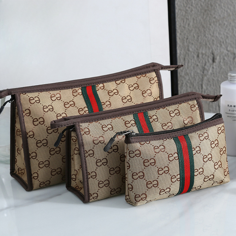 Korean-style portable hand-held cosmetic bag large-capacity toiletry bag makeup storage bag
