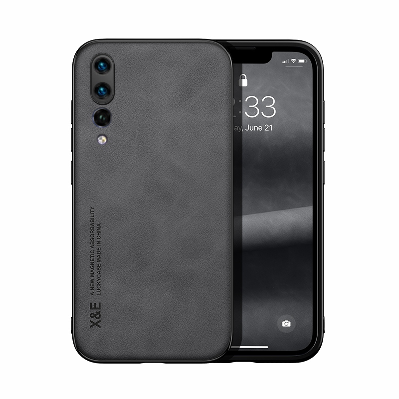 สําหรับ Huawei P20 / Huawei P20 Pro , หนังคุณภาพสูง , ความรู ้ สึกที ่ เป ็ นมิตรกับผิว , ด ้ ามจับที ่ ยอดเยี ่ ยม , เคสป ้ องกันโทรศัพท ์ ป ้ องกันการหล ่ นระดับไฮเอนด ์