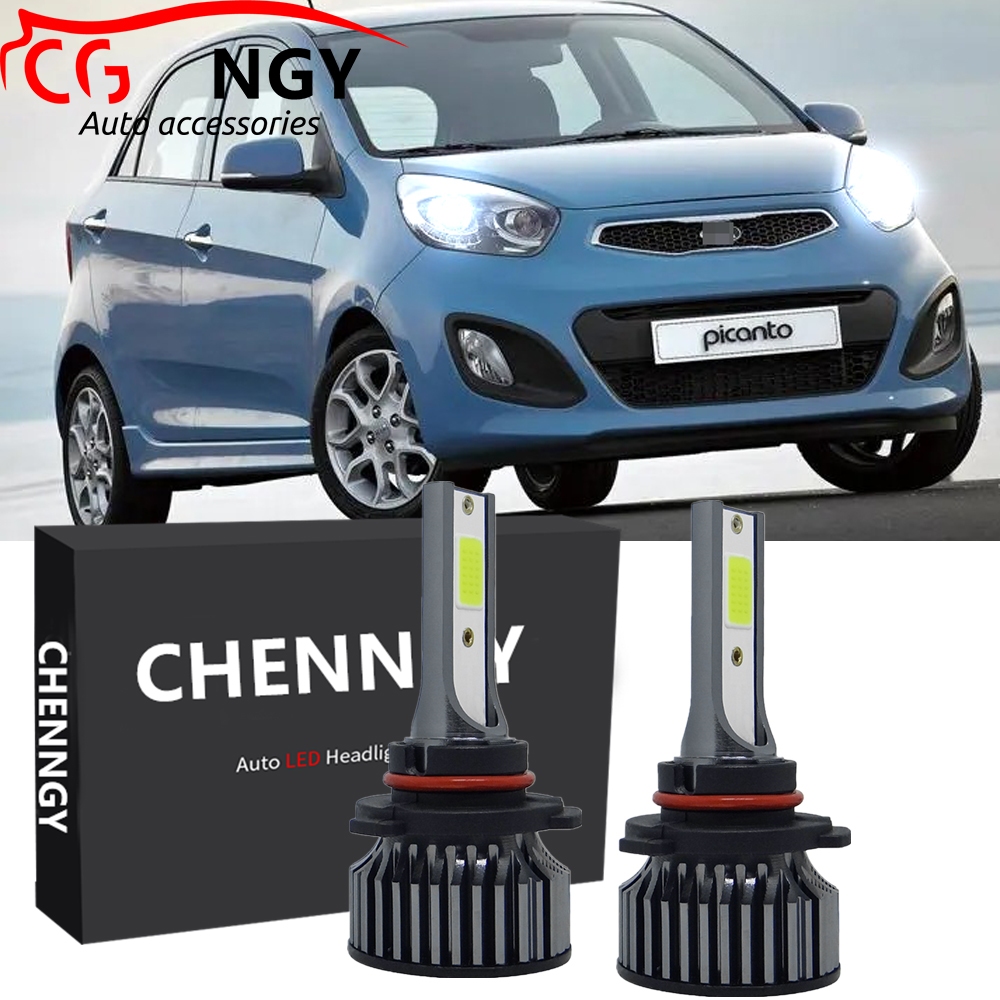 Cg: [图片] cg: สําหรับ Kia Picanto (TA) 2nd Gen,2013 - 2017 (โคมไฟหัว) - 2 ชิ้น/เซ็ต H7 LED สีขาว 6000