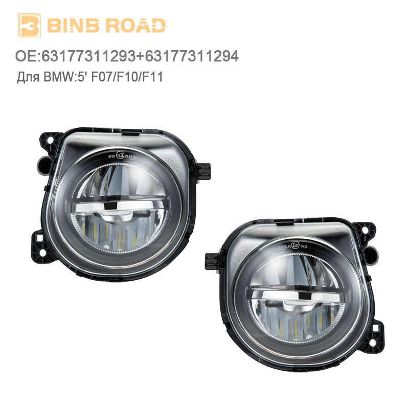 Binb ROAD ไฟตัดหมอกหน้า LED ขวา+ซ้าย 63177311294+63177311293 สําหรับ BMW 5 F07 GT LCI 520d 535i 525d F11 LCI M550dX ไฟตัดหมอก LED&**-