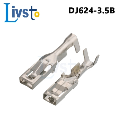 50 /100 ชิ้น170286-1 เหมาะสําหรับไฟตัดหมอกปลั๊กฤดูใบไม้ผลิ 3.5 Series G118 เทอร์มินัลสายไฟรถยนต์ DJ6