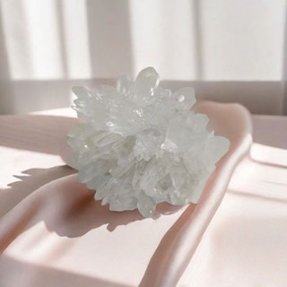หินควอตซ์ใส ดอกเบญจมาศหินธรรมชาติ คริสตัลคลัสเตอร์ใหญ่ สำหรั…