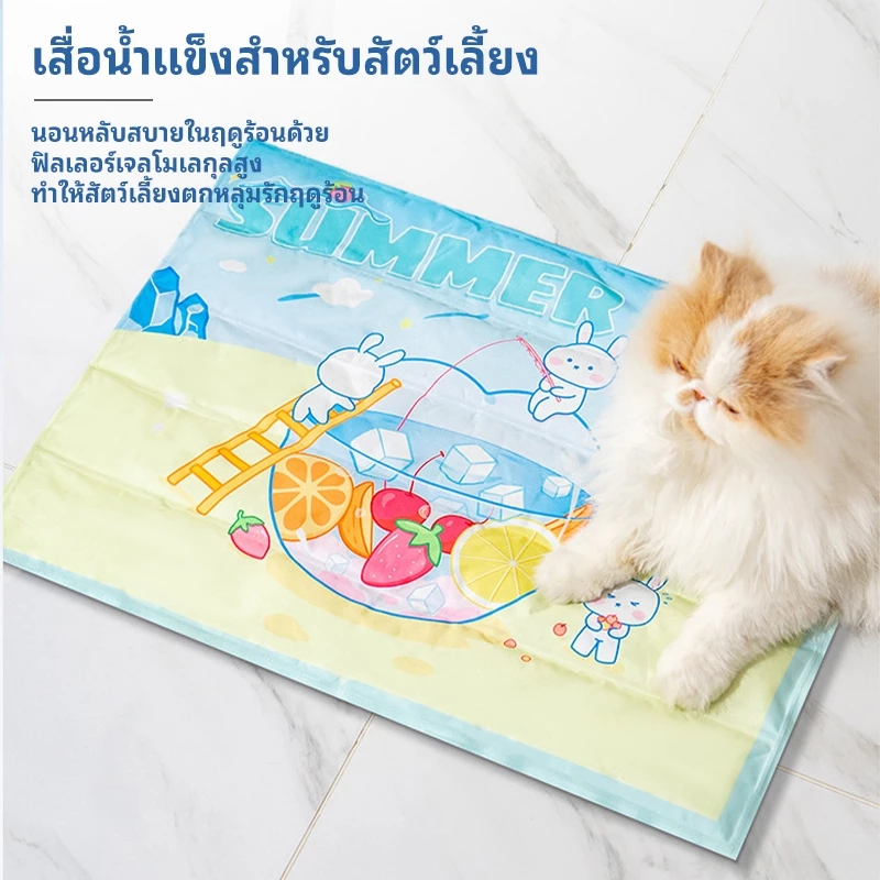 แผ่นเจลเย็นสำหรับสัตว์เลี้ยง แผ่นรองนอนเย็น thumbnail 8