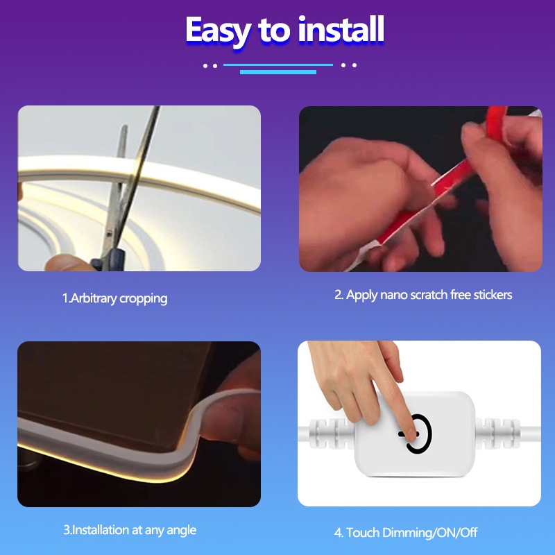 ไฟ led Strip กันน้ํา 5V USB Neon light 6*12 มม.SMD 3528 120 LEDs/M เชือกยืดหยุ่นหลอดสําหรับ DIY คริสต์มาสวันหยุดตกแต่งบ้านแสงหลอด led - รูปที่ 6