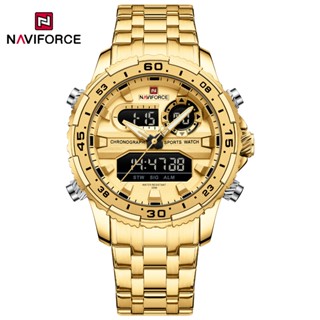 Naviforce 9234 นาฬิกาใหม ่ สําหรับผู ้ ชายหรูหรา Multi-funct…