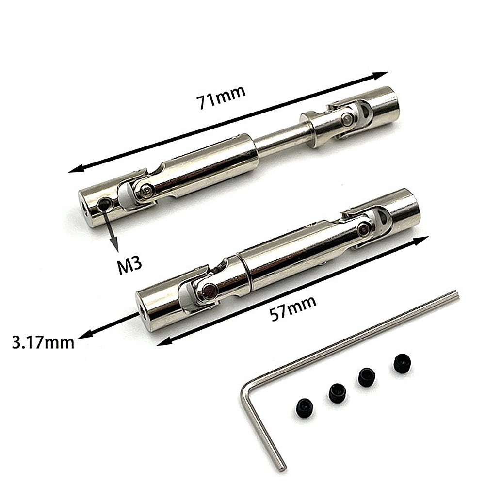 สําหรับ WPL C24 C34 B14 B36 MN D90 MN99S อัพเกรดโลหะไดรฟ์เพลาเกียร์เพลา RC รถบรรทุกอะไหล่อุปกรณ์เสริม