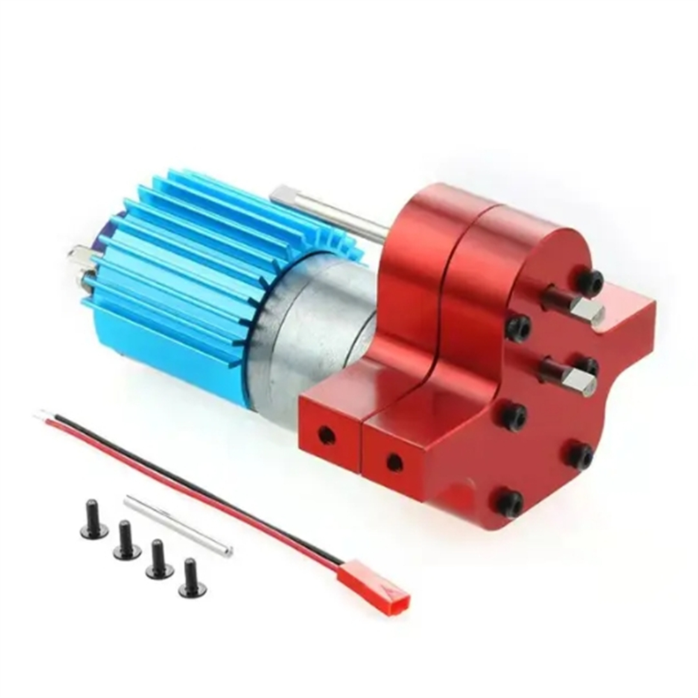 โลหะ Transfer GearBox 370 แปรงมอเตอร์สําหรับ WPL B14 B16 B24 B36 C14 C24 JJRC Q60 MN D90 MN99S MN91 