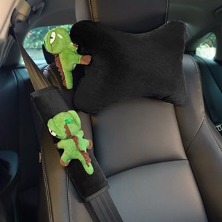 หมอนรองคอไดโนเสาร ์ สีเขียวสําหรับรถยนต ์ หมอนรองคอที ่ นั ่…