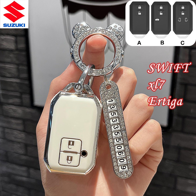 เคสกุญแจรถ Suzuki 2ปุ่ม 3ปุ่ม 4ปุ่ม เคสกุญแจรีโมทรถยนต์Suzuki SWIFT/xl7/Ertiga
