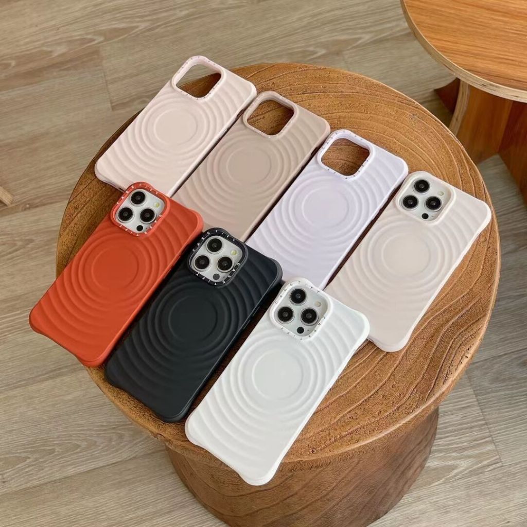 Vogue Ripple รูปแบบฝาครอบโทรศัพท์แม่เหล็ก,สําหรับ iPhone 16Promax 16Pro 16Plus 16 15 14 13Promax 13Pro 13 12Promax 12Pro 12 11Promax 11Pro 11