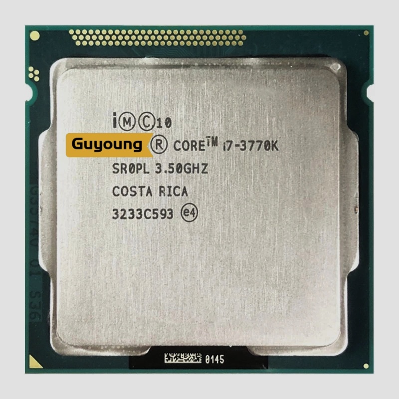 YZX Core i7 3770K i7-3770K 3.5 GHz ใช้โปรเซสเซอร์ CPU Quad-Core 8M 77W LGA 1155