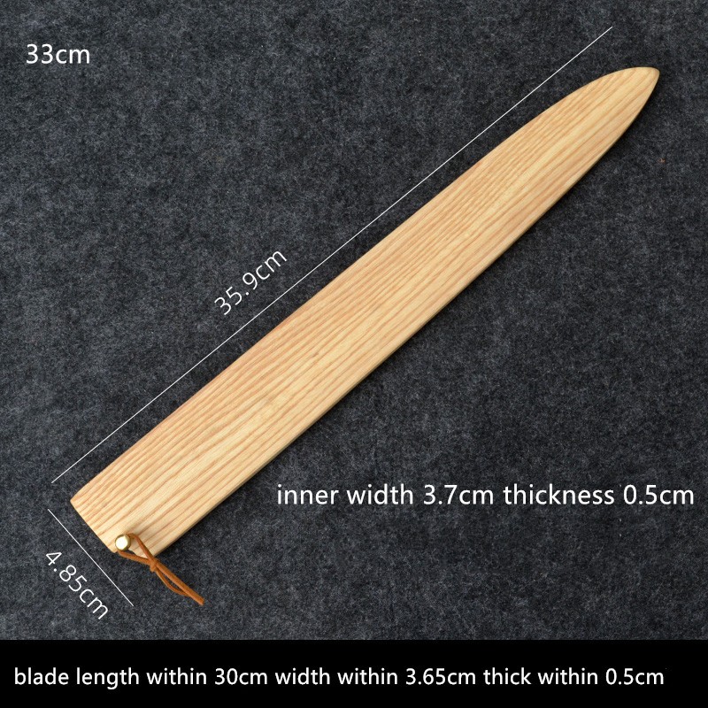ปลอกเชฟญี่ปุ่น Yanagiba Sakimaru Nakiri Wood Saya Blade Guard Sashimi Kiritsuke เคสป้องกัน