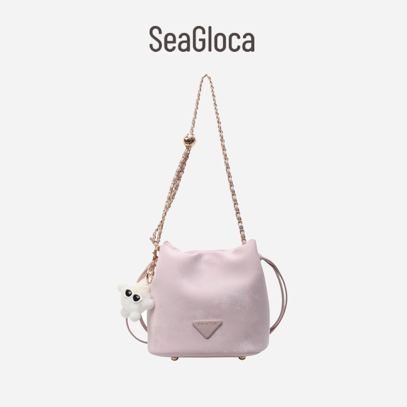 Seagloca ใหม่น่ารักกระเป๋า Commuter Underarm Bag Premium Chain ไหล่ Crossbody กระเป๋าสําหรับผู้หญิงไม่มี 1857
