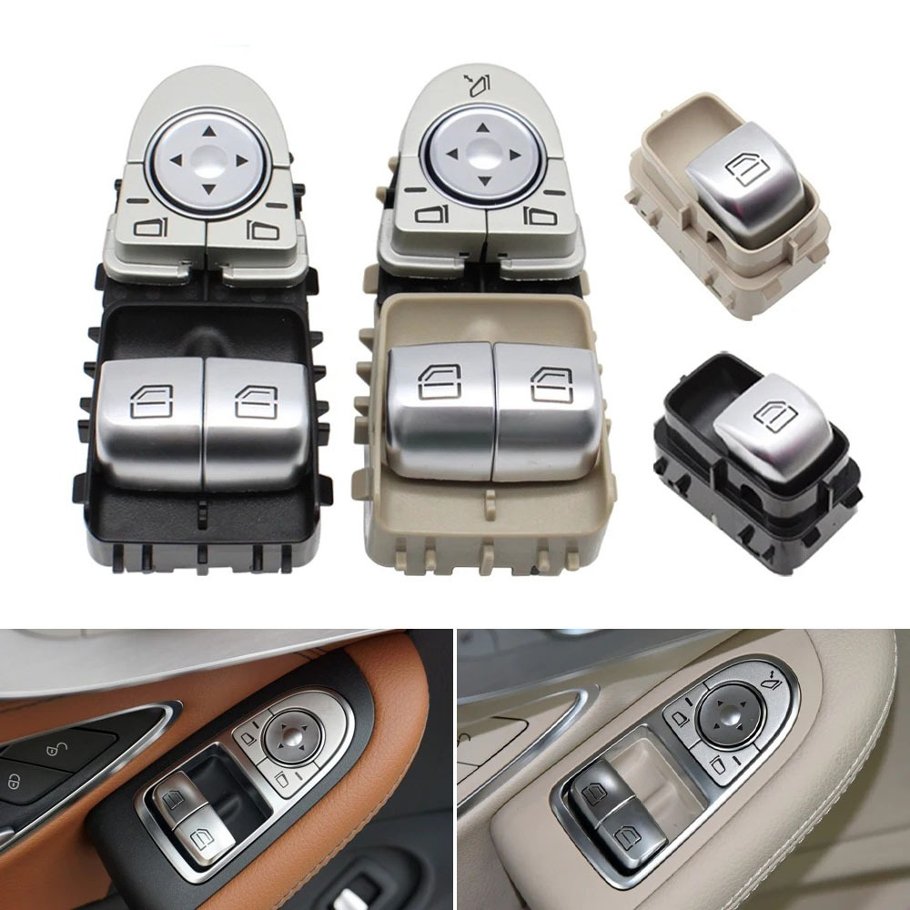 รถ Master Power สวิตช์ยกกระจกไฟฟ้าสําหรับ Mercedes BENZ C Class W205 Coupe Vito W447 2059050302,2059057011,2059051513