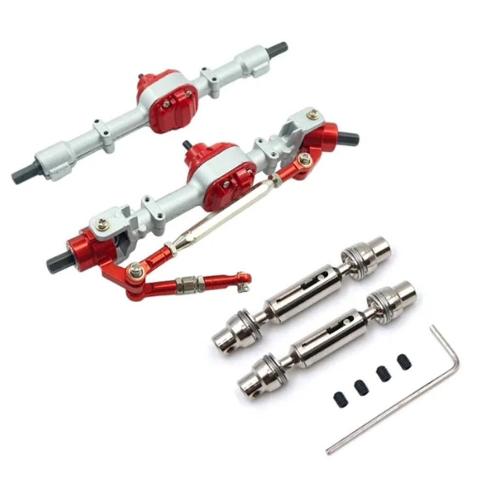 สําหรับ MN D90 D91 D96 D99S MN-90 MN99S โลหะด้านหน้าและด้านหลังเพลาไดรฟ์เพลา 1/12 RC รถอัพเกรดอะไหล่อุปกรณ์เสริม