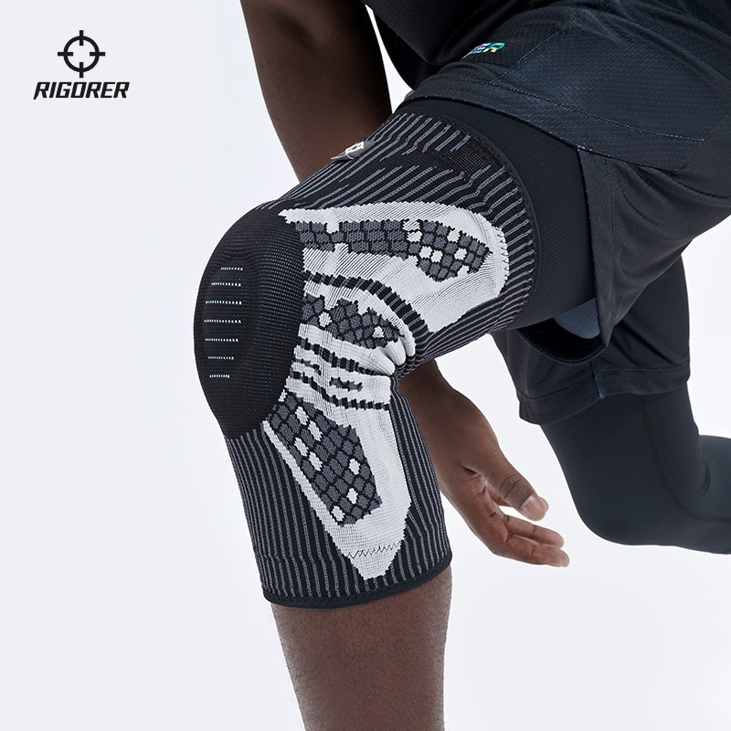Ricorer บาสเกตบอล Professional เข่า Pads ยืดหยุ่น Breathable เข่าสนับสนุนสําหรับชายกีฬาฟิตเนสวิ่งการบีบอัดสําหรับเข่ากีฬา Braces Joint Pain โรคข้ออักเสบบรรเทา F — صورة 8