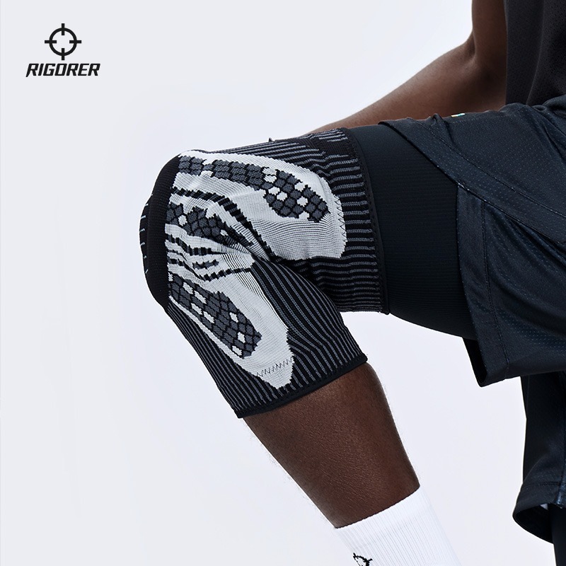 Ricorer บาสเกตบอล Professional เข่า Pads ยืดหยุ่น Breathable เข่าสนับสนุนสําหรับชายกีฬาฟิตเนสวิ่งการบีบอัดสําหรับเข่ากีฬา Braces Joint Pain โรคข้ออักเสบบรรเทา F — صورة 7