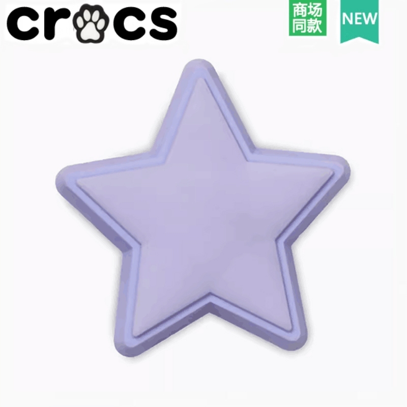 Crocs Hole รองเท้ารองเท้าดอกไม้ตกแต่งหัวเข็มขัด Carlo Chi การ์ตูนน่ารักตุ๊กตาหมี Flamingo ตกแต่ง Zhibixing