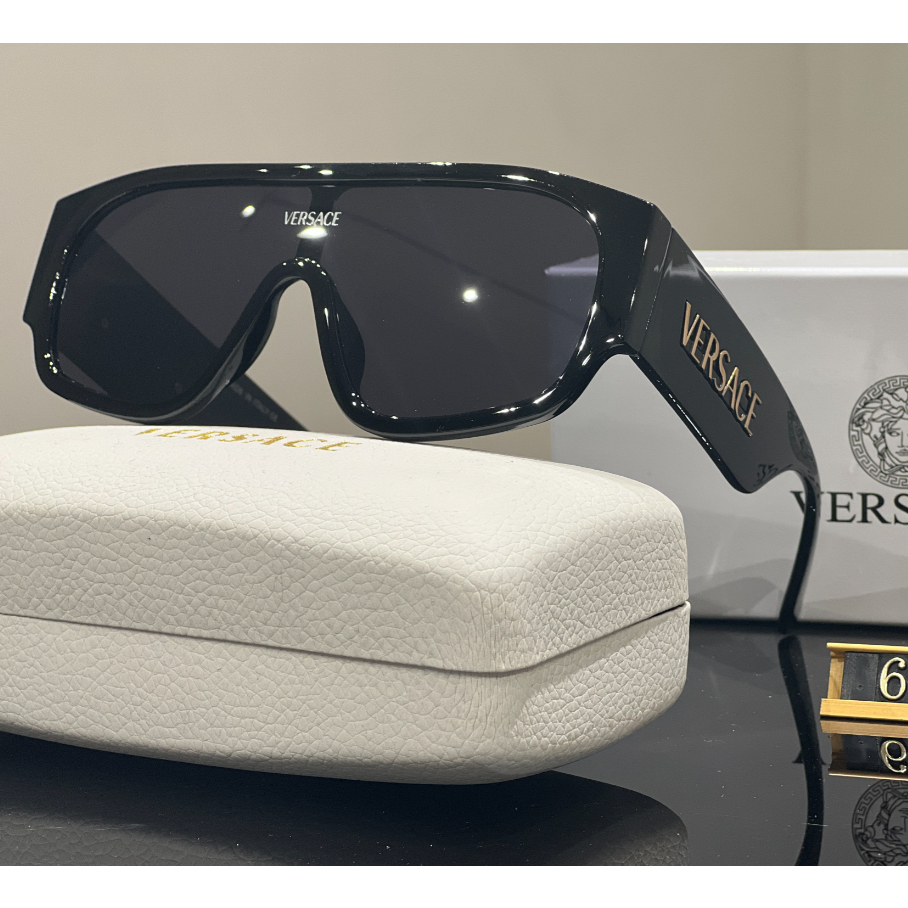 2024 ใหม ่ กรอบขนาดใหญ ่ Polarized Versace ผู ้ ชายและผู ้ หญิงเดินทางขี ่ จักรยานกีฬาแว ่ นตากันแดด UV400