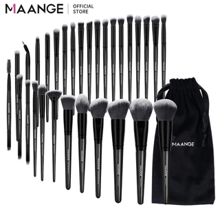 MAANGE 30 ชิ้น ชุดแปรงแต่งหน้ามืออาชีพ พร้อมกระเป๋าเครื่องสำอาง ขนแปรงนุ่ม ครบชุดอุปกรณ์แต่งหน้า 51477