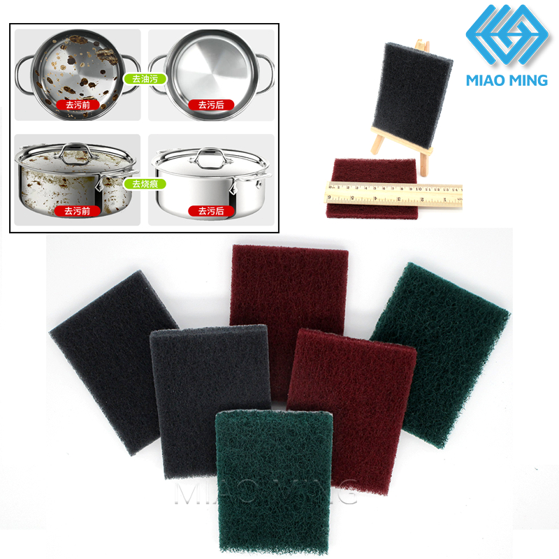 กําจัดสนิมและทําความสะอาด Scotch Brite MULTIPURPOSE Scouring Pad Hand Finishing Pads Scrubber Pad ทํ