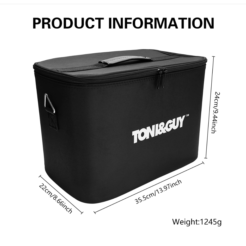 ชุดเครื่องมือทําผมร้านทําผมมัลติฟังก์ชั่กรรไกรกระเป๋าตัดผมกระเป๋าถือไฟฟ้าดันตัดช่างทําผมกล่องเครื่องมือ