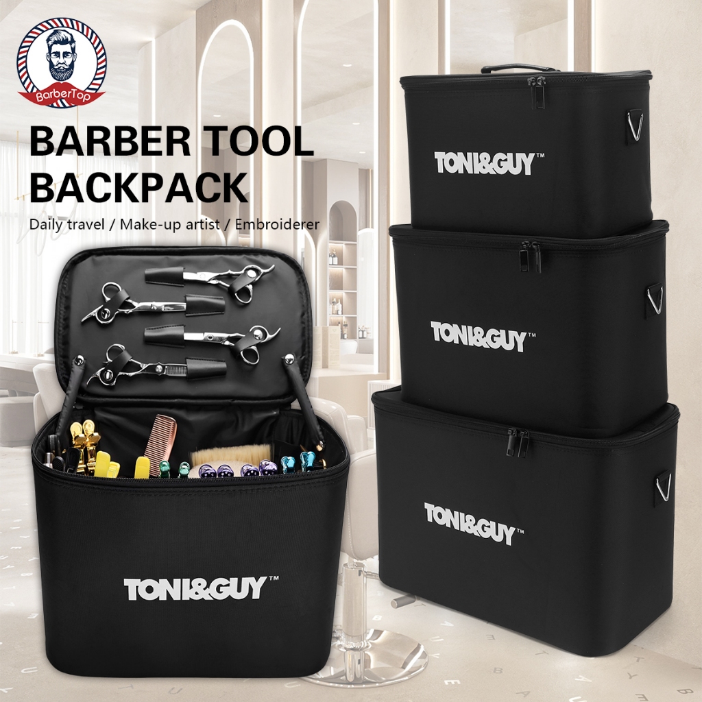 พร้อมส่ง Toni & Guy กระเป๋าเครื่องมือตัดผม อเนกประสงค์ ความจุขนาดใหญ่ แบบพกพา สําหรับร้านทําผม