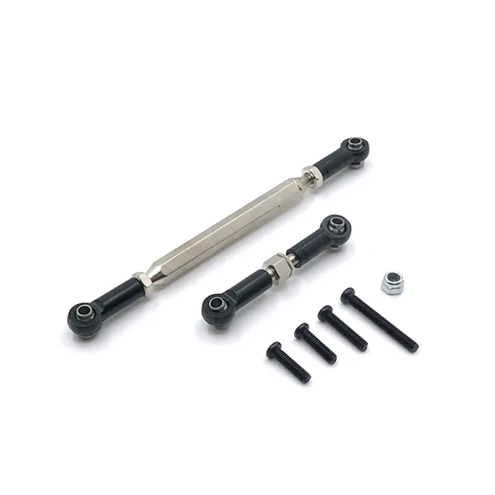 โลหะปรับพวงมาลัย Link Servo Link ดึง Rod เชื่อมต่อ Rod สําหรับ MN D90 D99 MN-90 FJ-45 1/12 RC รถ Crawler