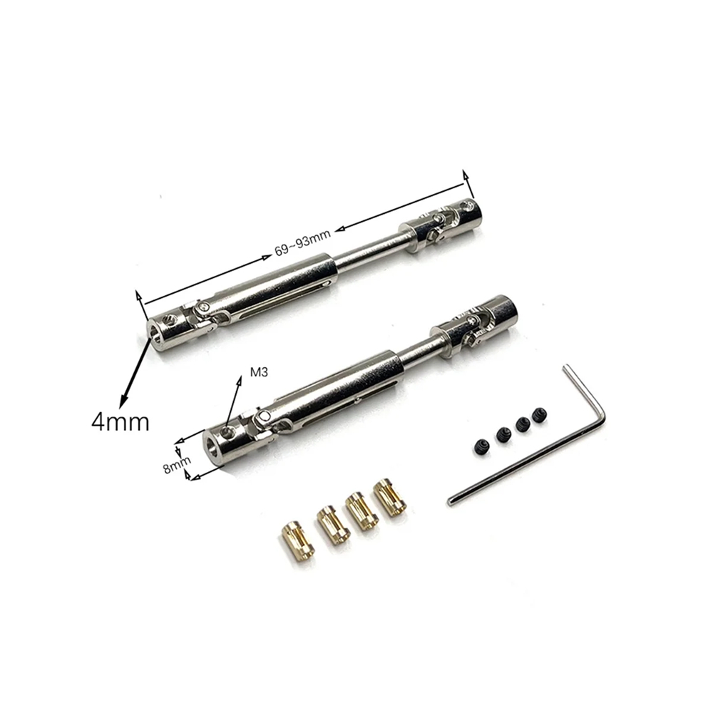 สําหรับ MN78 โลหะไดรฟ์เพลา CVD Driveshaft 3 มม.4 มม.เพลาสําหรับ MN78 MN-78 MN 78 MN 82 1/12 RC รถอะไ