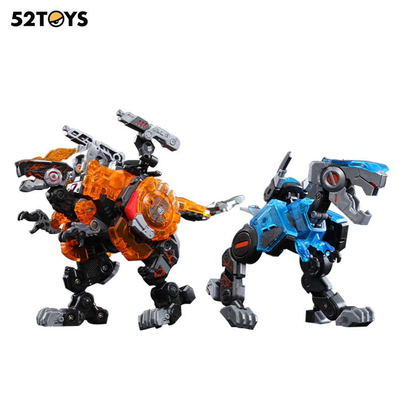 52TOYS BEASTBOX BB-49PR Pyromancer And BB-02CR Cryomancer Mecha Deformation Action Figure Portable Model