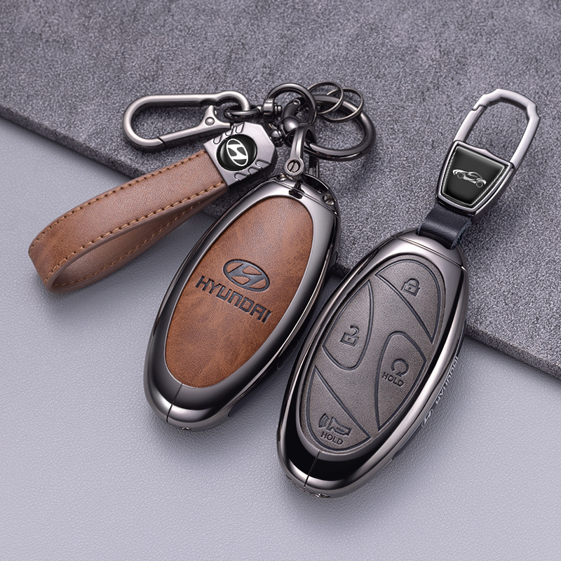เคสกุญแจรีโมทรถยนต์ สําหรับ Hyundai Ionic 6 Grandeur SantaFe GN7 Kona Ev 2023 ของแต่งรถยนต์ พวงกุญแจ