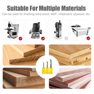Compression Woodwork UP & DOWN Cut 2 ขลุ่ยเกลียวคาร์ไบด์เครื่องมือ CNC Router Bit ไม้ EndMill Cutter