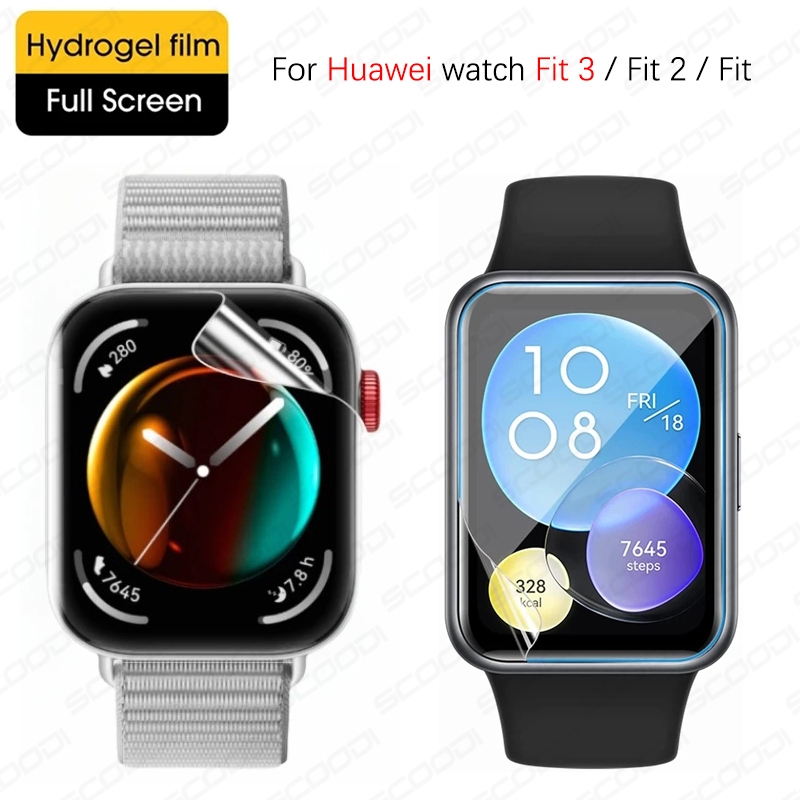 ฟิล์มป้องกันไฮโดรเจลแบบเต็มสําหรับ for Huawei watch Fit 4 / Fit 4 pro / Fit 3 / Fit 2 / Fit / Fit ใหม่ / Fit mini / for Honor watch ES ฟิล์มกันรอยหน้าจอ