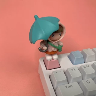 Creative ส ่ วนบุคคล Keycap เดี ่ ยวสาวน ้ อยการ ์ ตูนคีย ์ บอร ์ ด Keycap