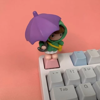 Creative ส ่ วนบุคคล Keycap เดี ่ ยวสาวน ้ อยการ ์ ตูนคีย ์ บอร ์ ด Keycap